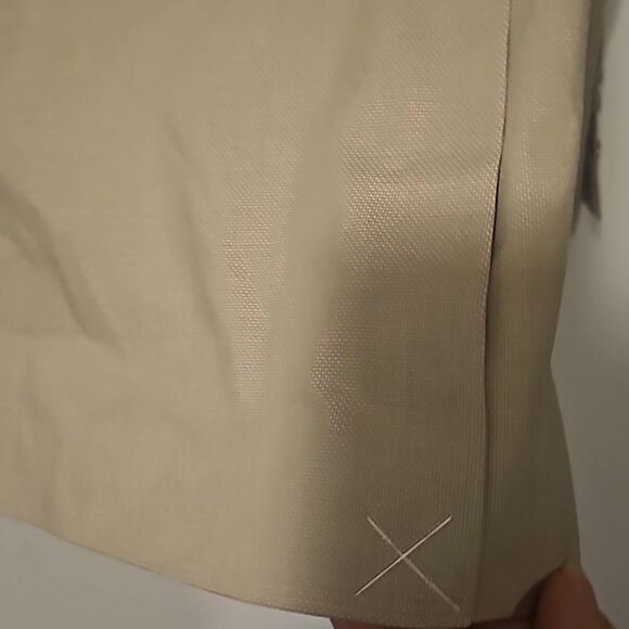 J. FERRAR Slim Fit Two-Button Blazer Jacket Solid Tan Men's - Picture 10 of 11